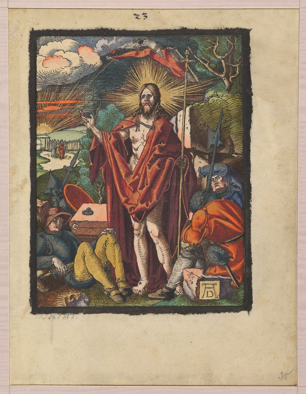 Auferstehung, aus "Die kleine Holzschnittpassion" - Albrecht Dürer