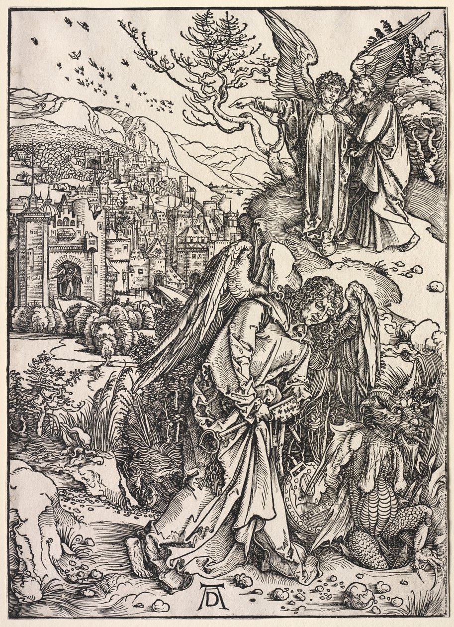 Révélation de Saint Jean : Ange avec la clé de l