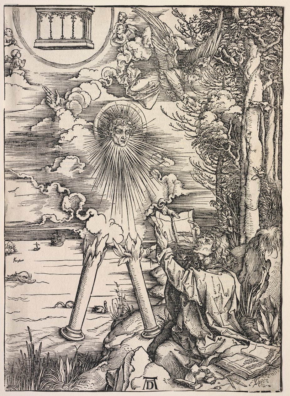 Révélation de Saint Jean : Saint Jean dévorant les livres - Albrecht Dürer