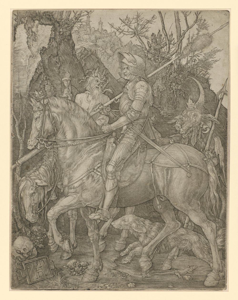 Le Chevalier, la Mort et le Diable - Albrecht Dürer