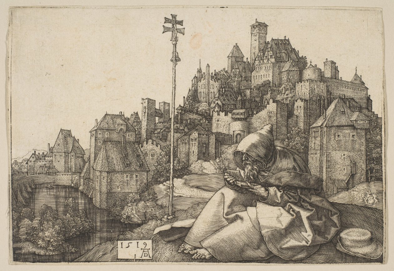 Lecture de saint Antoine - Albrecht Dürer