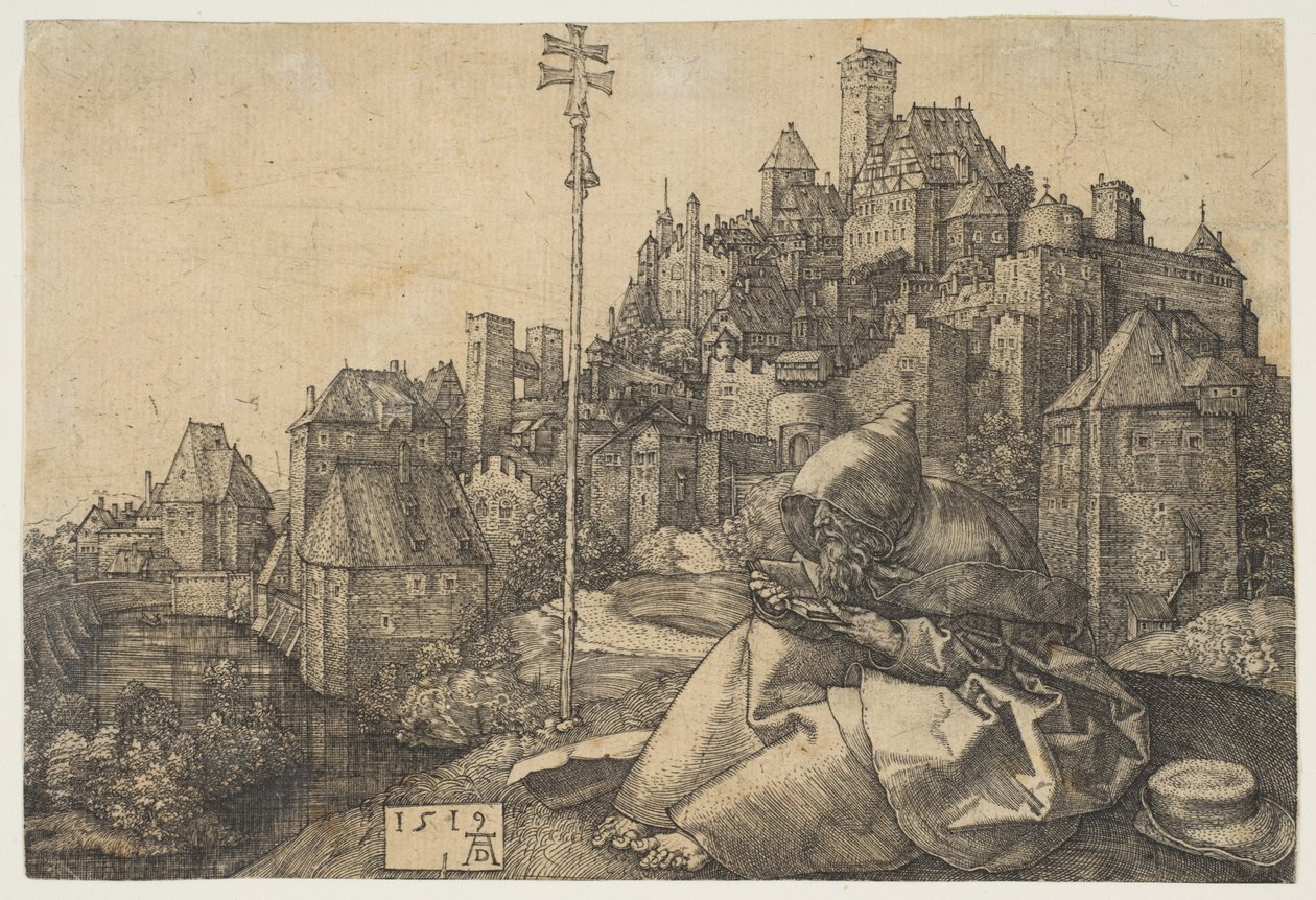 Lecture de saint Antoine - Albrecht Dürer