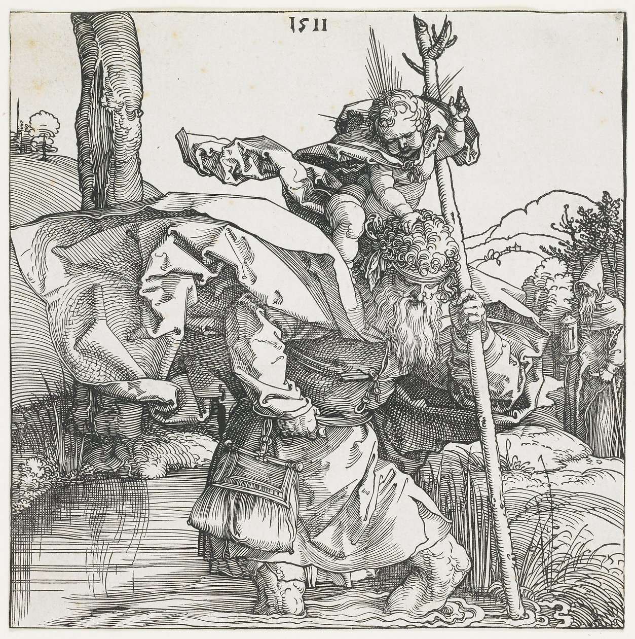 Saint Christophe - Albrecht Dürer