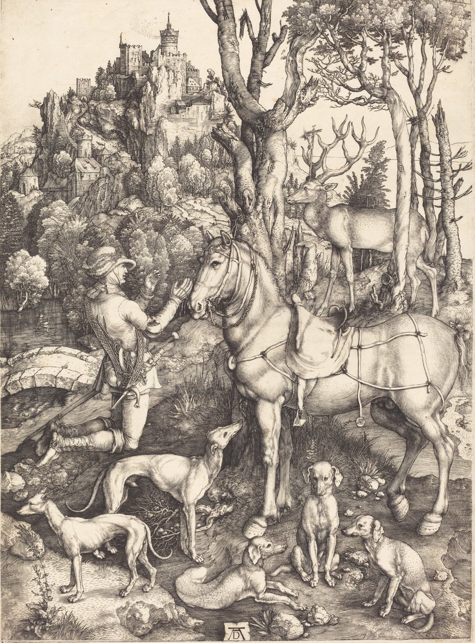 Saint Eustache, c. 1500-1501 - Albrecht Dürer