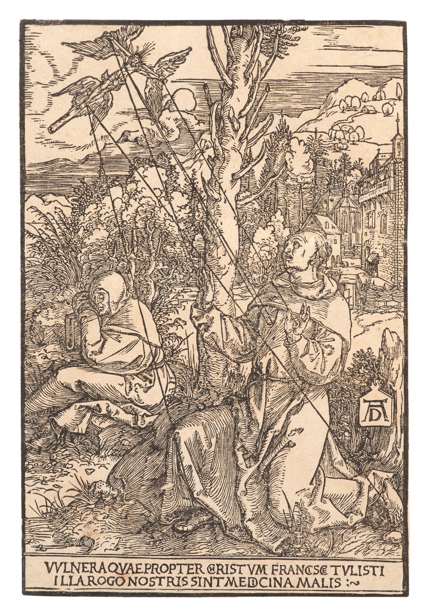 Saint François recevant les stigmates - Albrecht Dürer