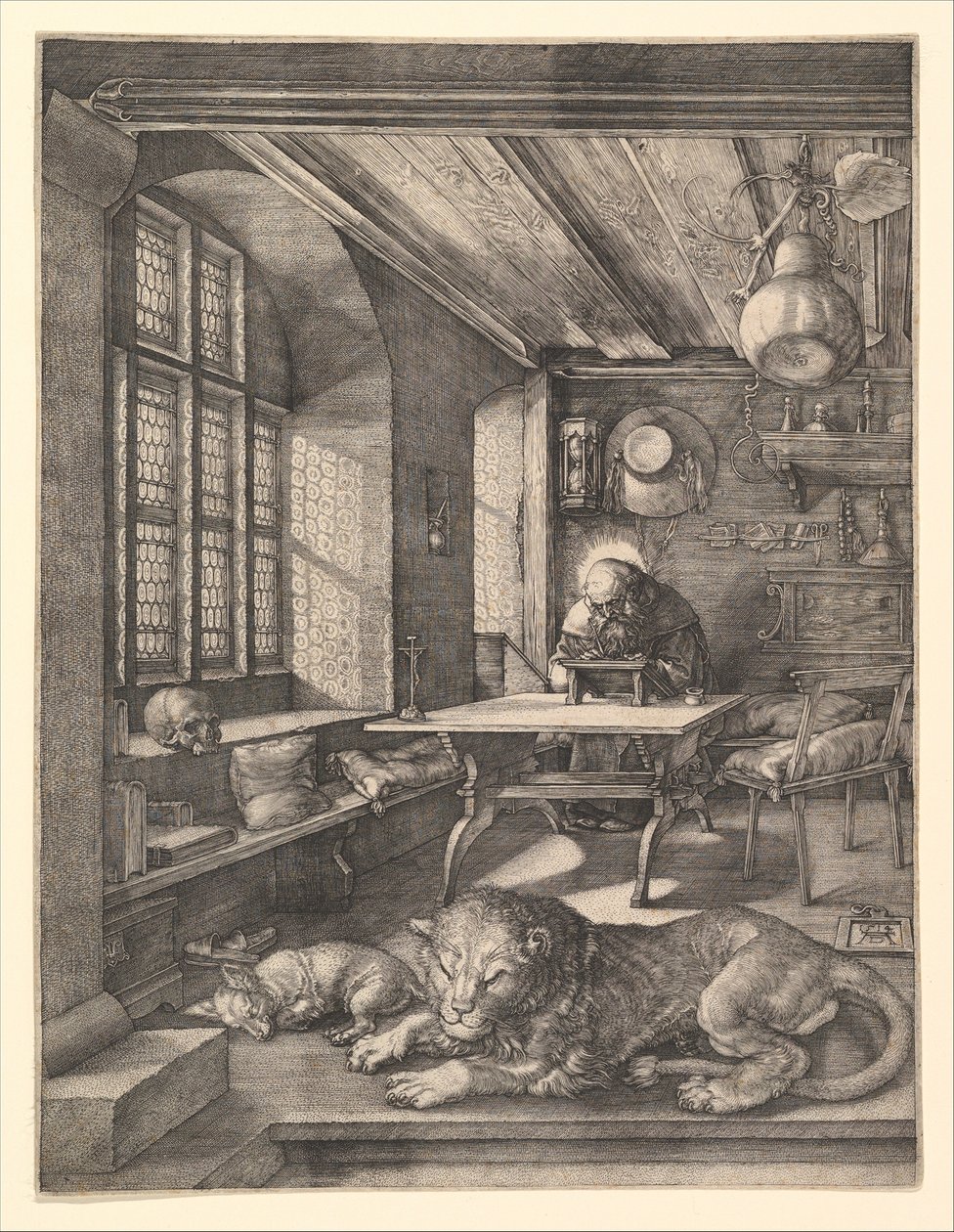 Saint Jérôme dans son cabinet de travail - Albrecht Dürer