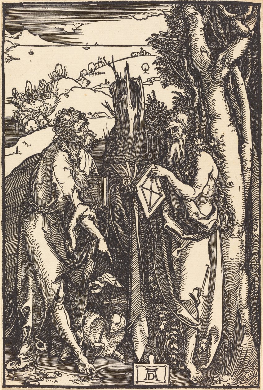 Saint Jean-Baptiste et Saint Onuphre - Albrecht Dürer