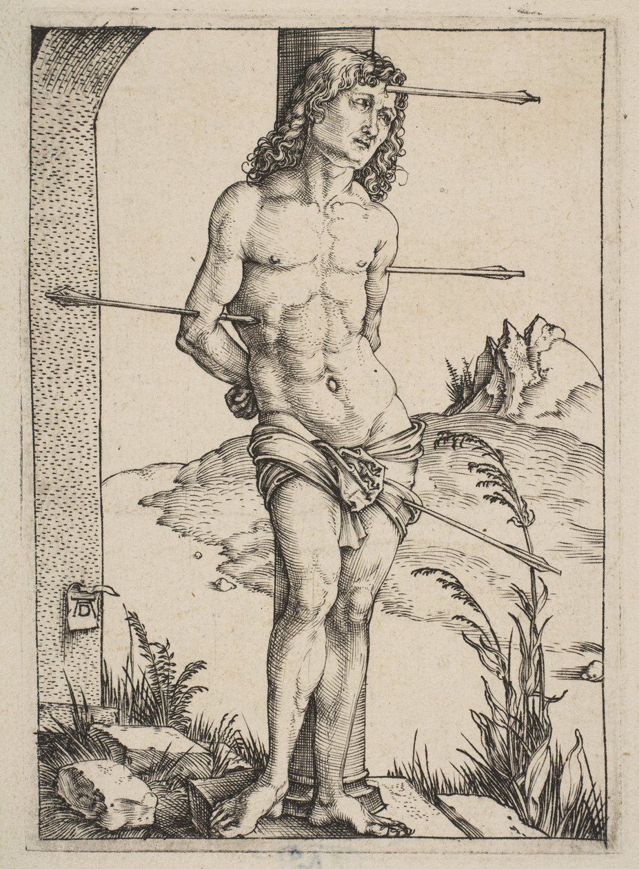 Saint Sébastien attaché à la colonne - Albrecht Dürer