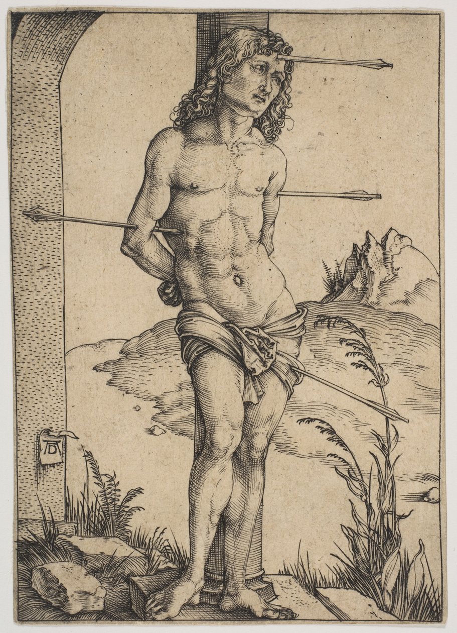 Saint Sébastien attaché à la colonne - Albrecht Dürer