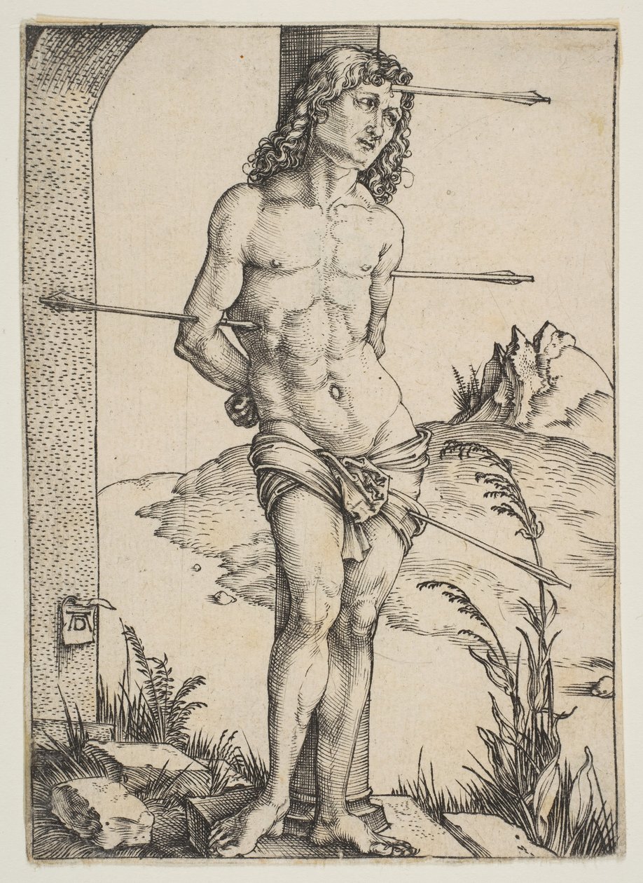 Saint Sébastien attaché à la colonne - Albrecht Dürer