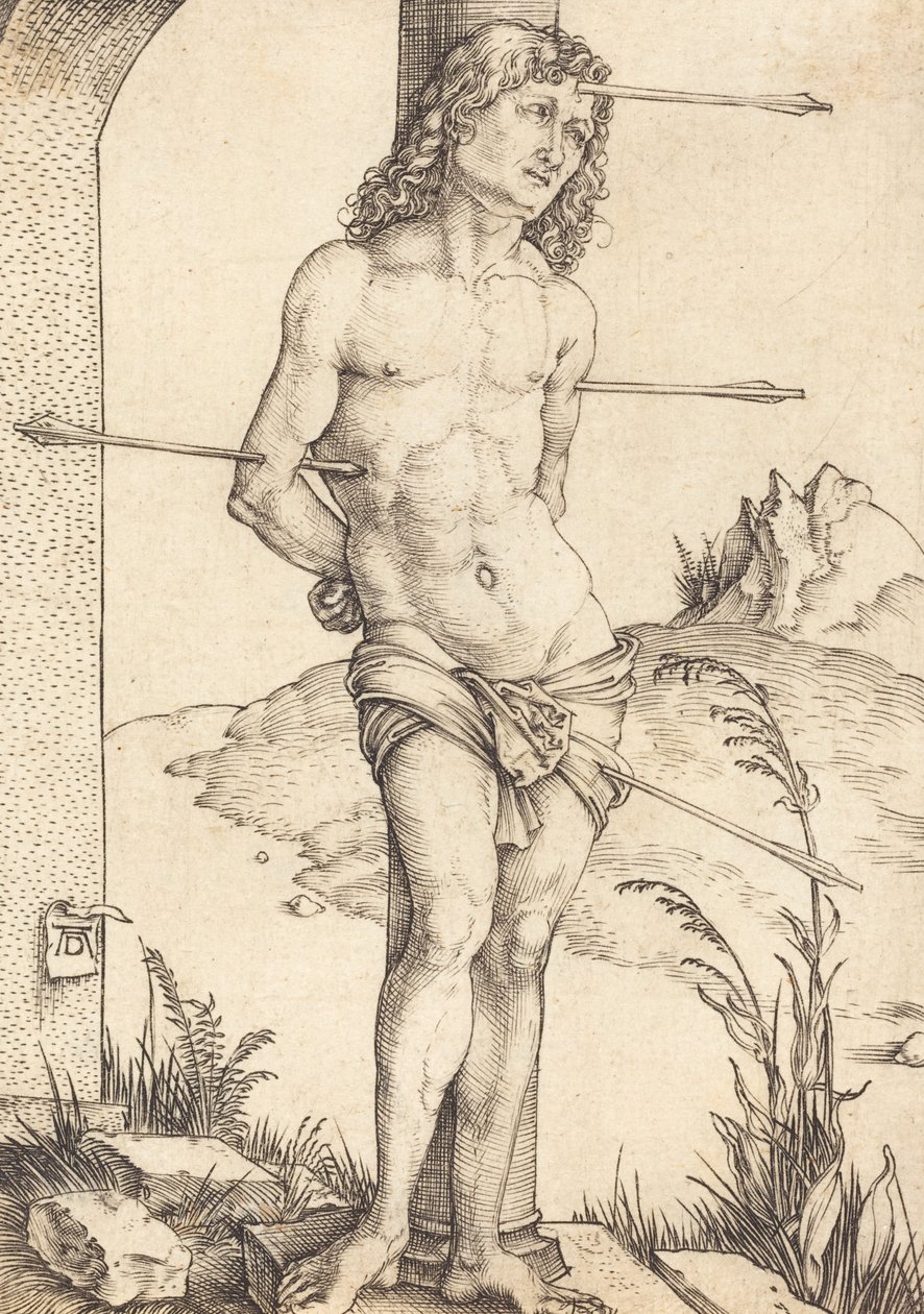 Saint Sébastien attaché à la colonne - Albrecht Dürer