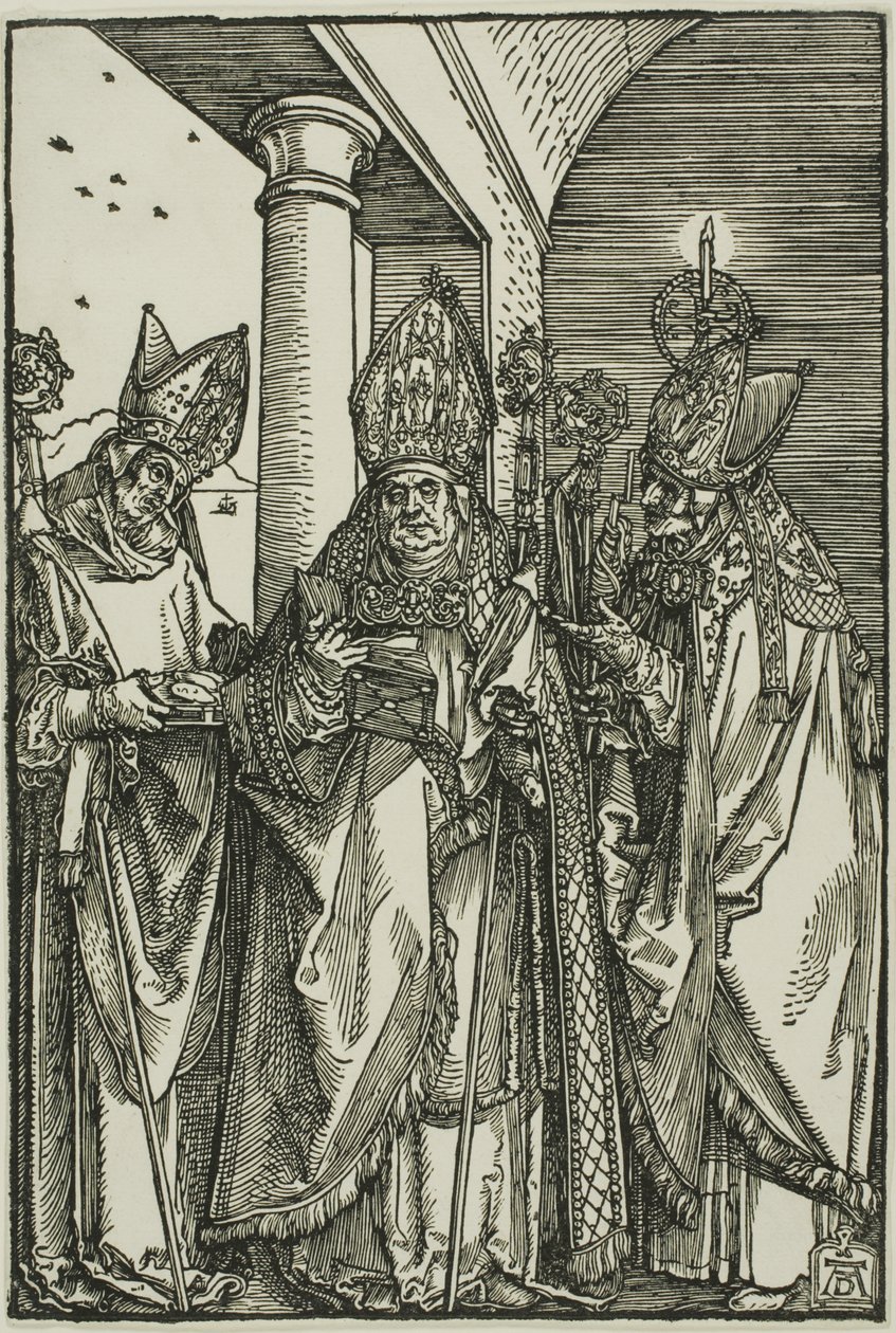 Saints Nicolas, Ulrich et Érasme - Albrecht Dürer