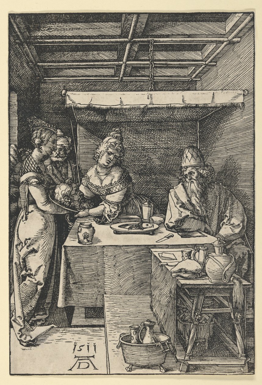 Salomé remettant la tête de saint Jean-Baptiste à sa mère, Hérodiade - Albrecht Dürer