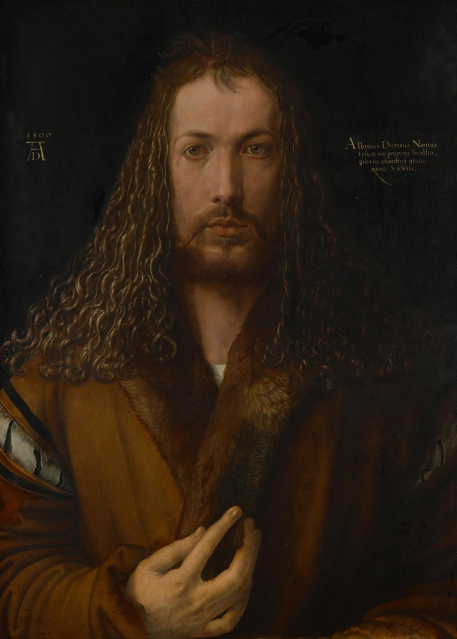 Autoportrait en manteau de fourrure - Albrecht Dürer