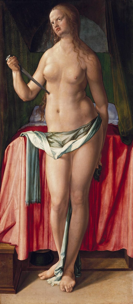 Le suicide de Lucrèce - Albrecht Dürer