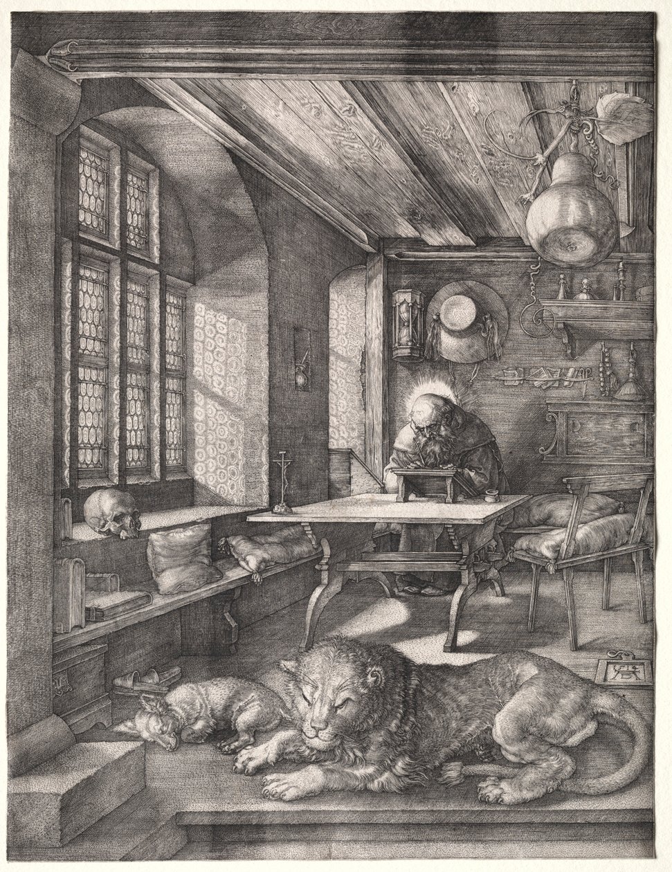 Saint Jérôme dans son étude, 1514 - Albrecht Dürer