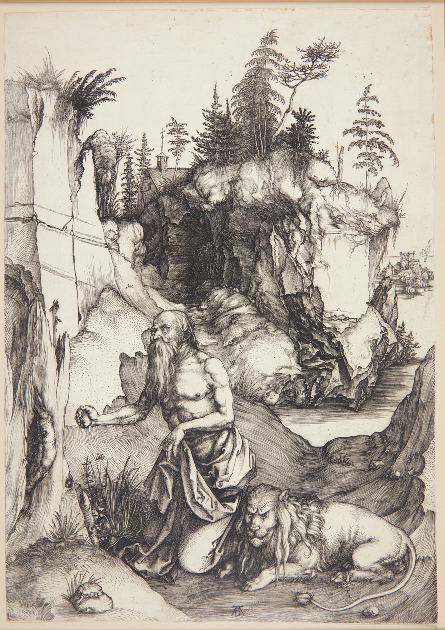 Saint Jérôme pénitent dans le désert - Albrecht Dürer