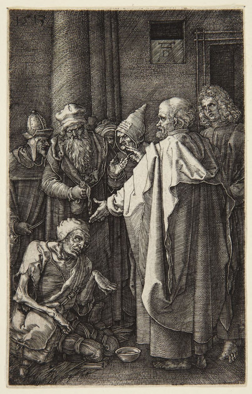 Saint Pierre et saint Jean guérissant l