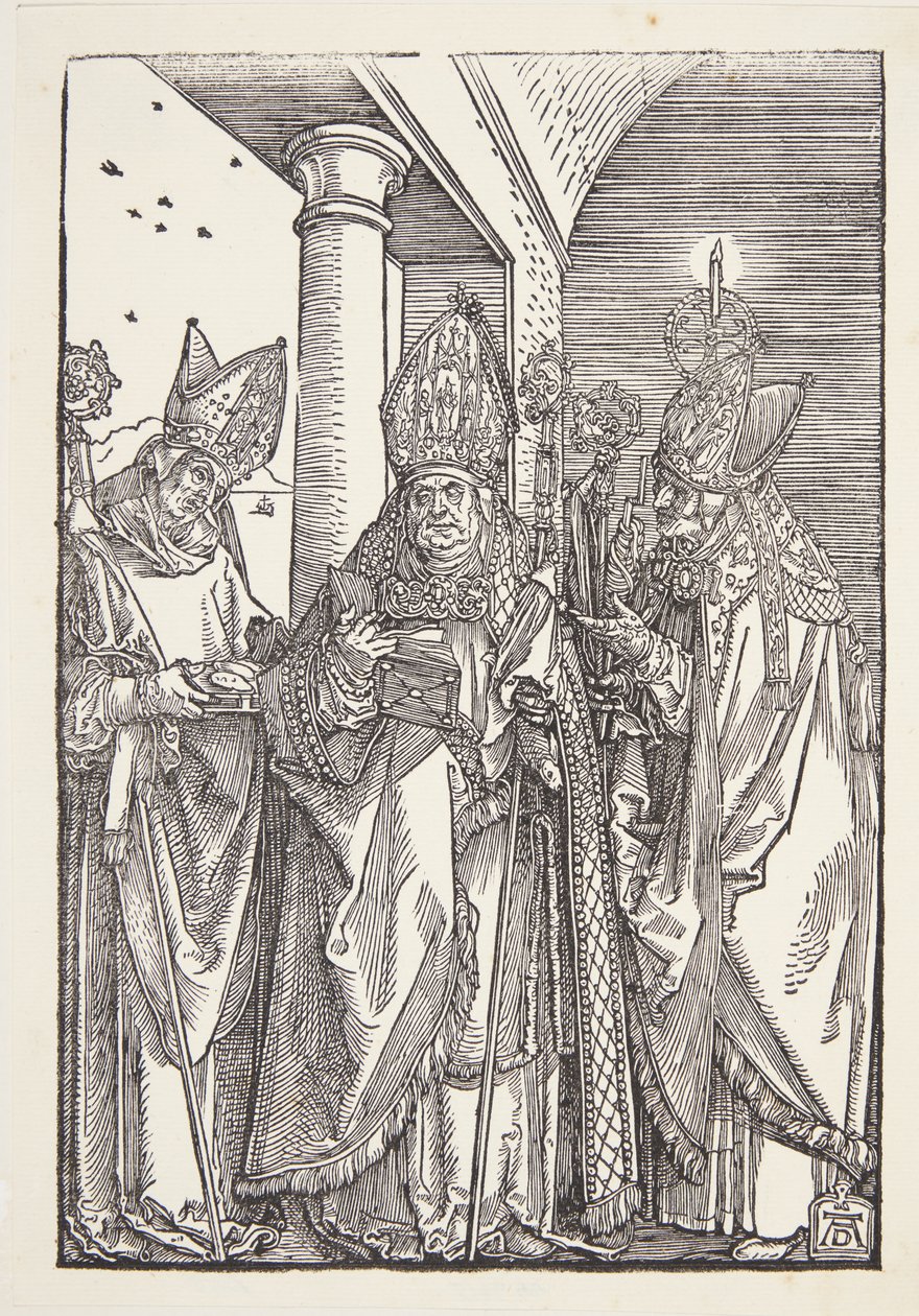 Saints Nicolas, Ulrich et Érasme - Albrecht Dürer