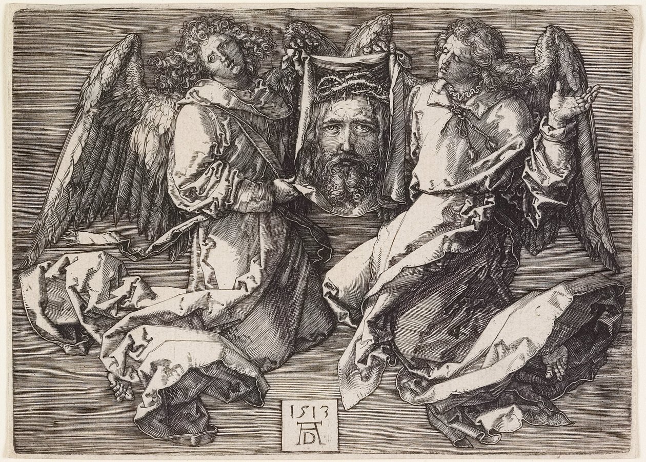 Le sudarium présenté par deux anges - Albrecht Dürer