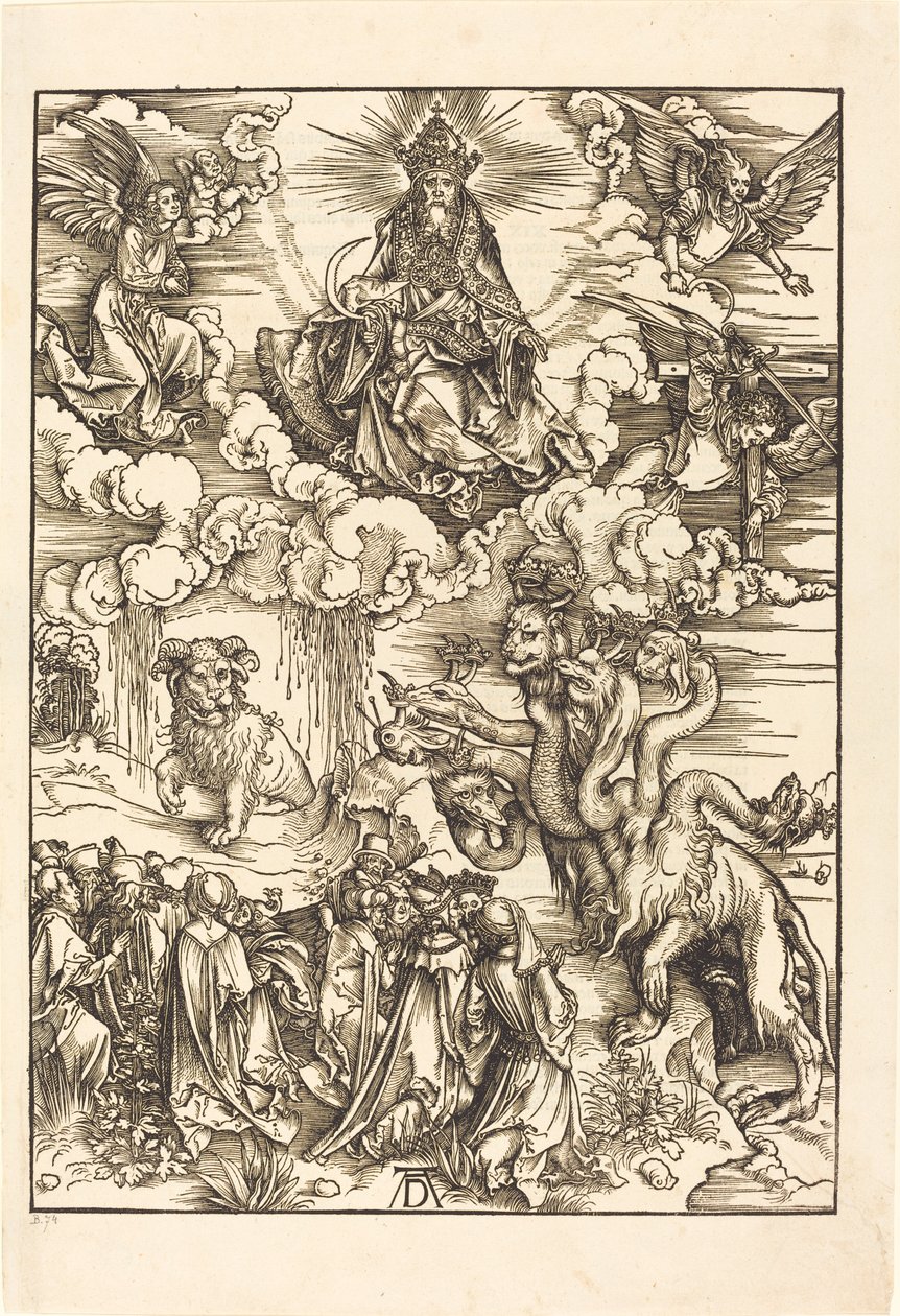 La Bête à Deux Cornes Comme un Agneau - Albrecht Dürer