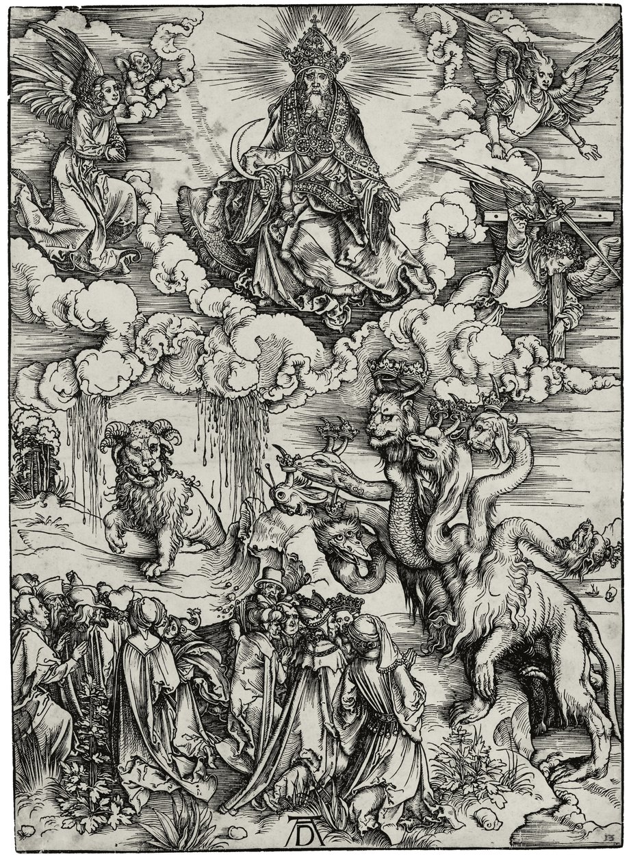 La Bête à Deux Cornes Comme un Agneau, c. 1497 - Albrecht Dürer