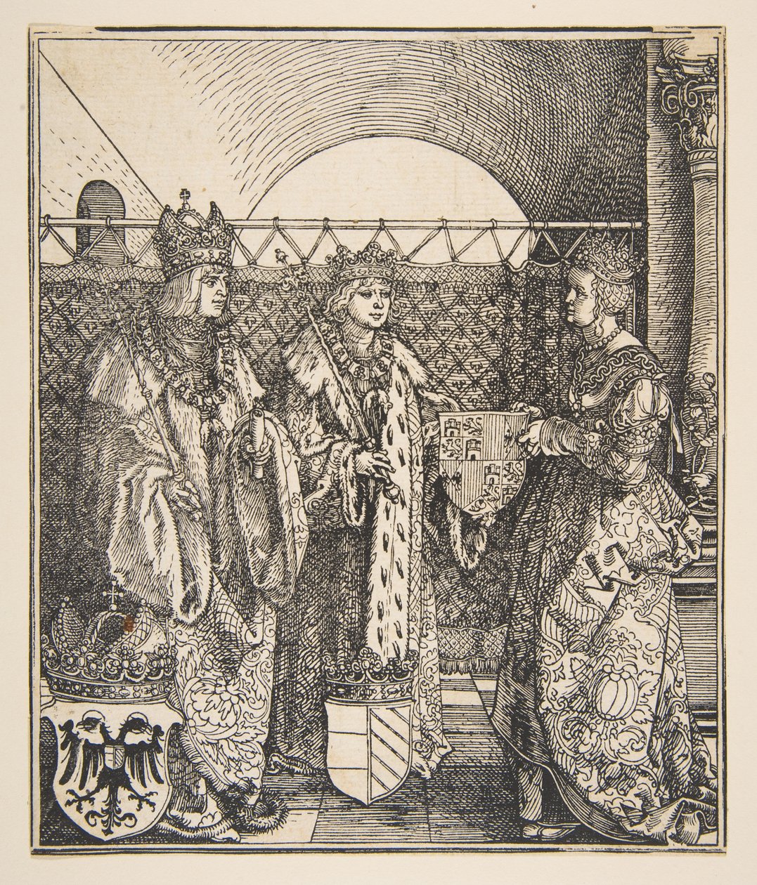 Les fiançailles de Philippe et de Jeanne - Albrecht Dürer