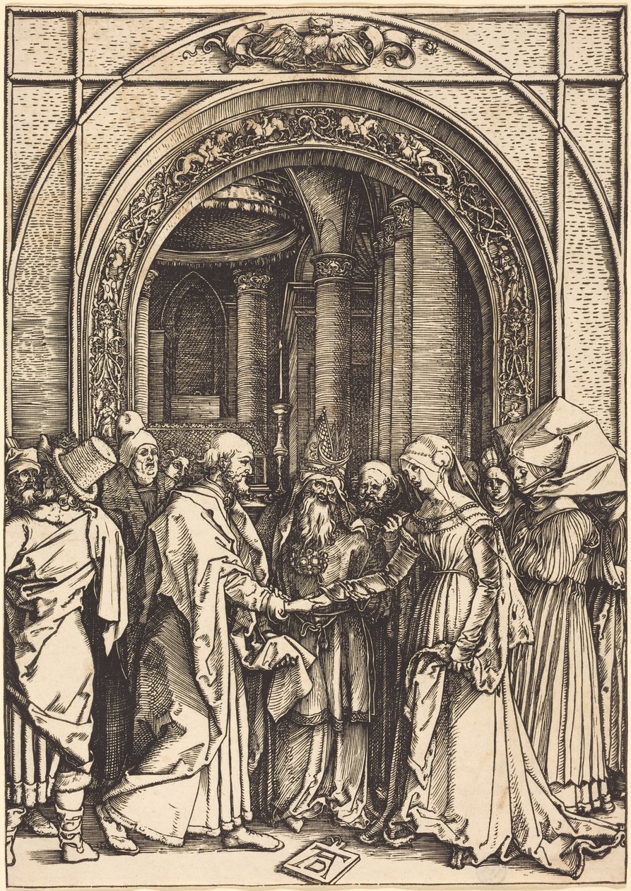 Les fiançailles de la Vierge - Albrecht Dürer