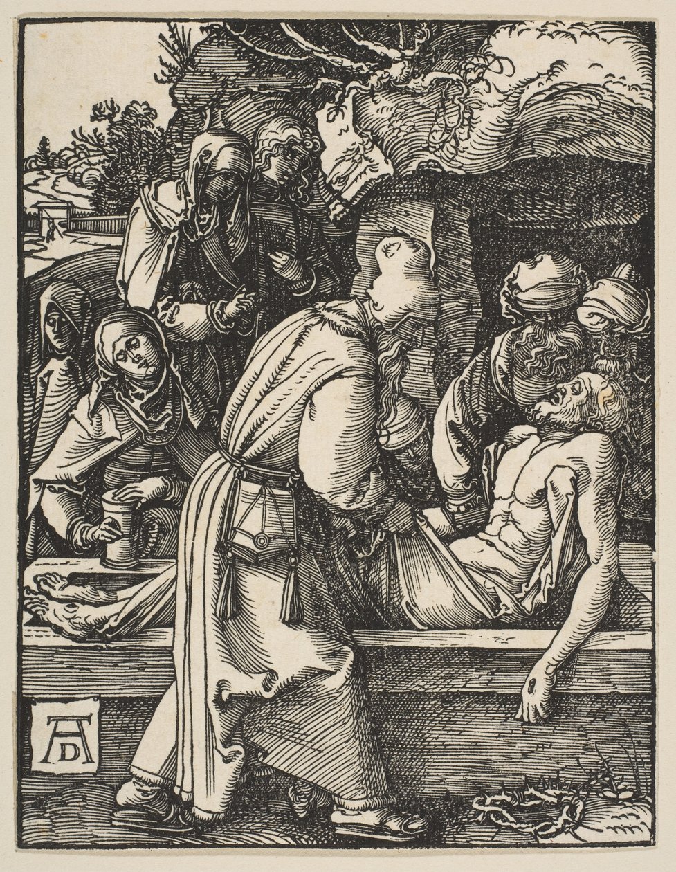 « La Déposition », extrait de « La Petite Passion » - Albrecht Dürer