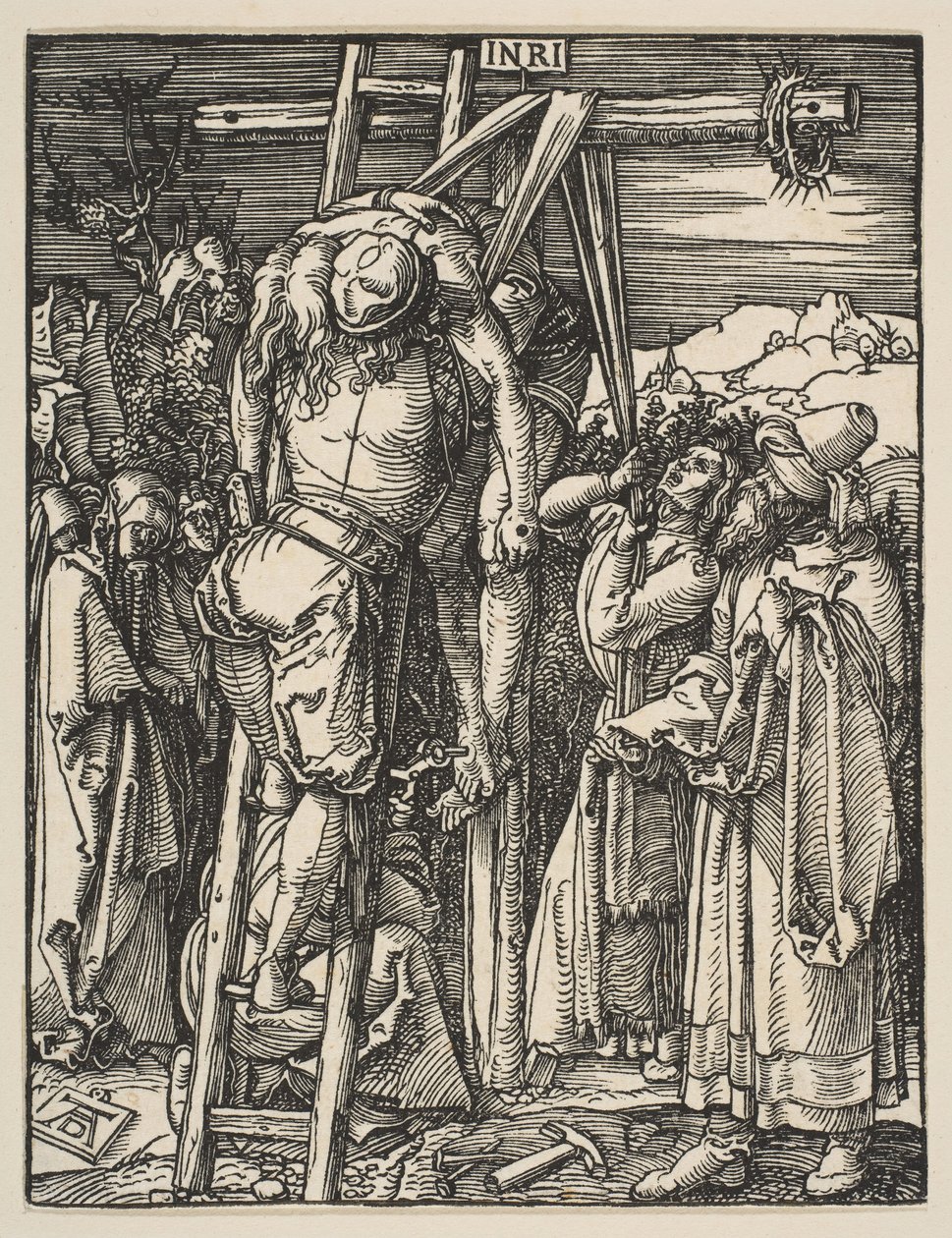 La Descente de Croix, de La Petite Passion, vers 1509 - Albrecht Dürer