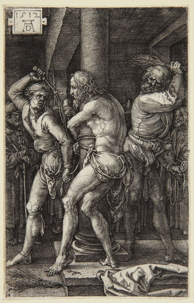 La Flagellation (série de la Passion gravée) - Albrecht Dürer
