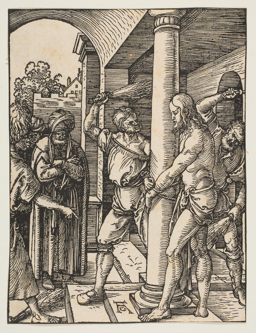 La flagellation (La Petite Passion) - Albrecht Dürer
