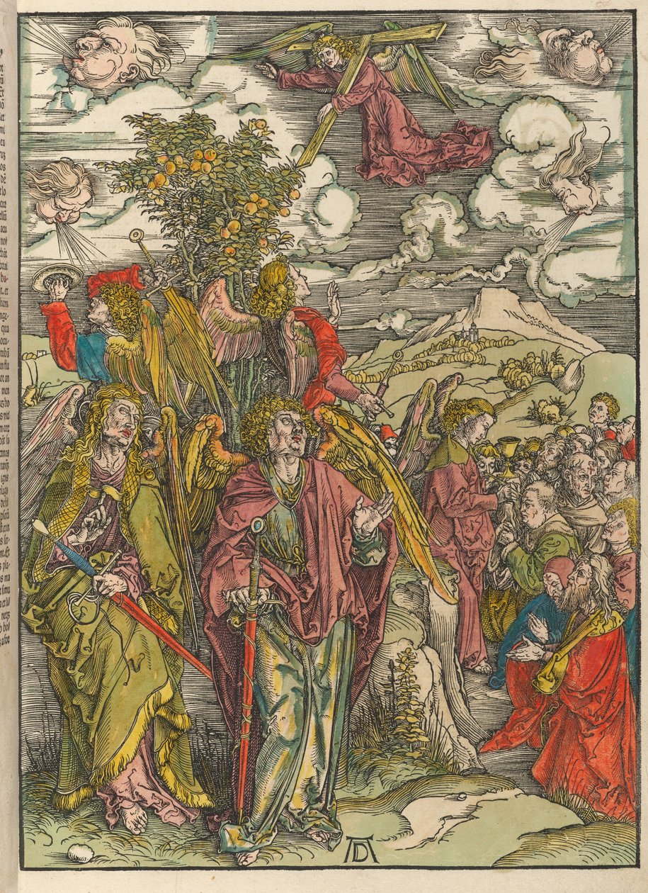 Les quatre anges tenant les vents - Albrecht Dürer