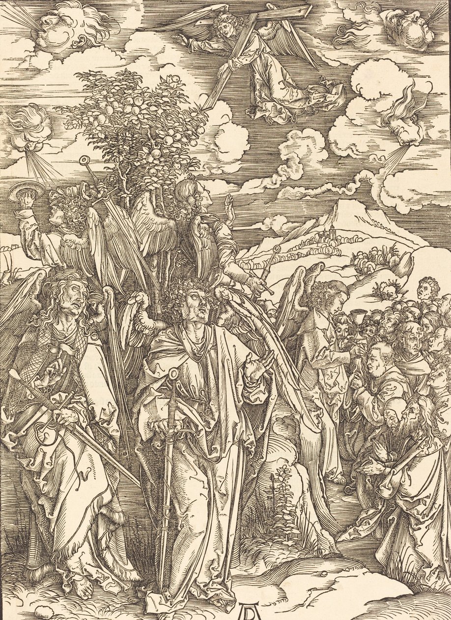 Les Quatre Anges tenant les vents, 1498 - Albrecht Dürer