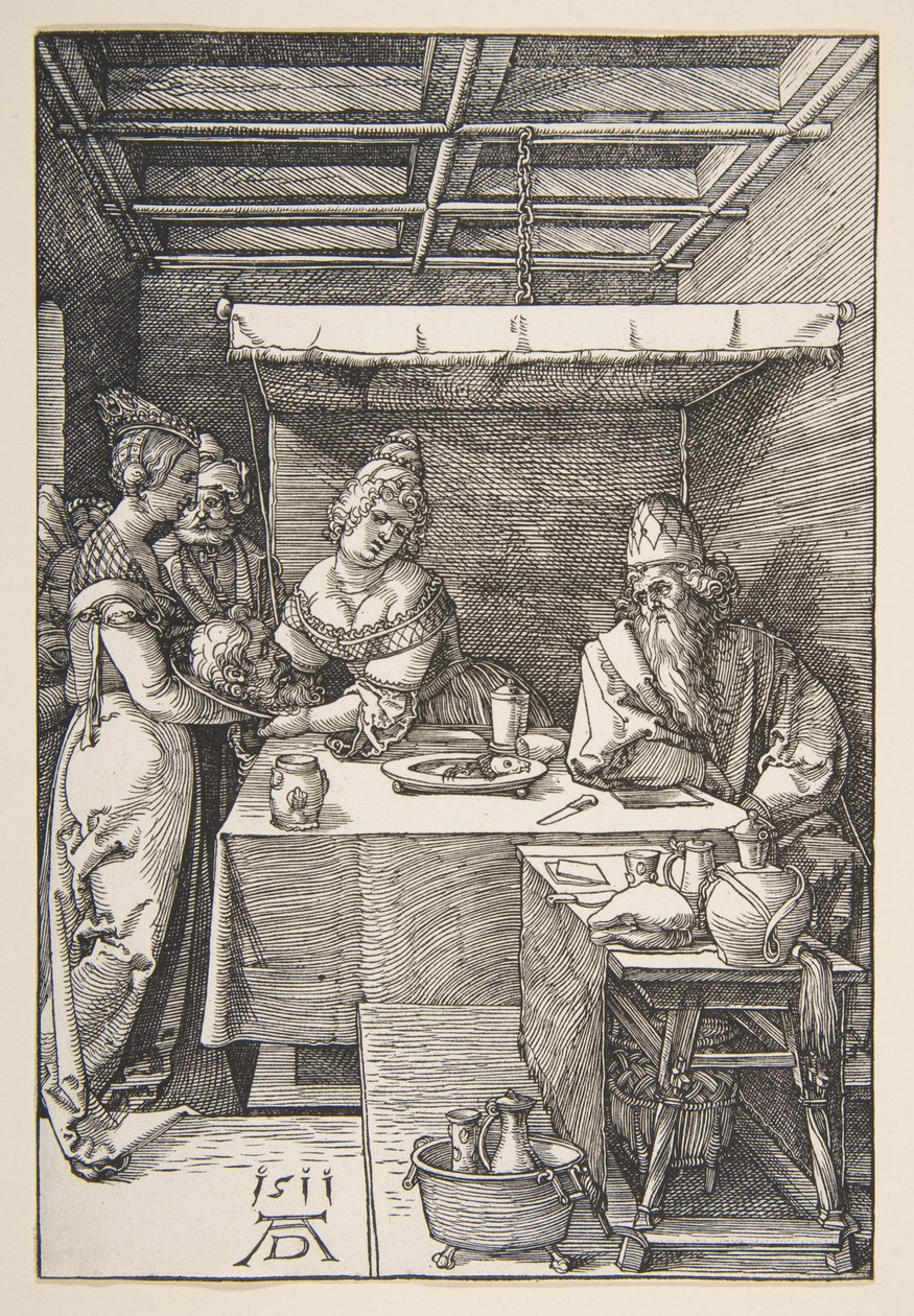 La tête de saint Jean-Baptiste apportée à Hérode - Albrecht Dürer
