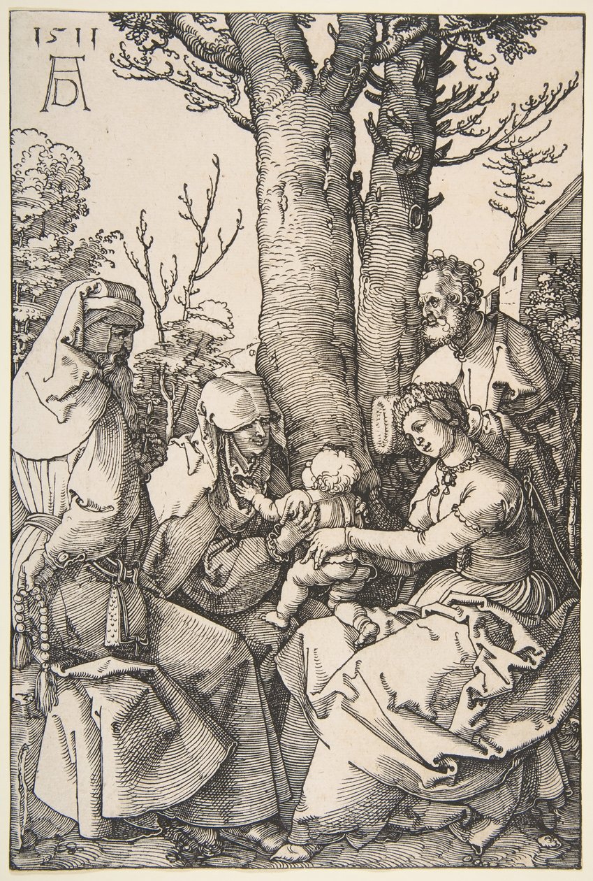 La Sainte Famille avec Saint Joachim et Sainte Anne - Albrecht Dürer