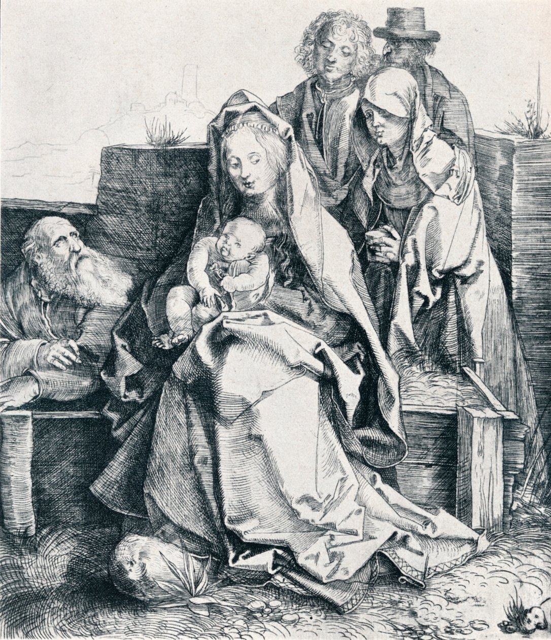 La Sainte Famille avec Saint Jean, la Madeleine et Nicodème, 1512 1906 - Albrecht Dürer