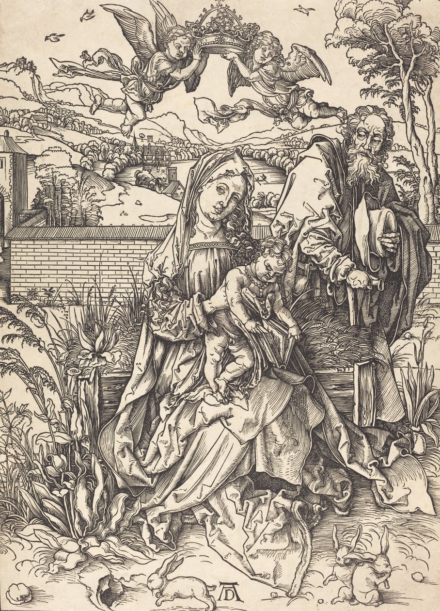 La Sainte Famille avec les trois lièvres, c. 1497-1498 - Albrecht Dürer