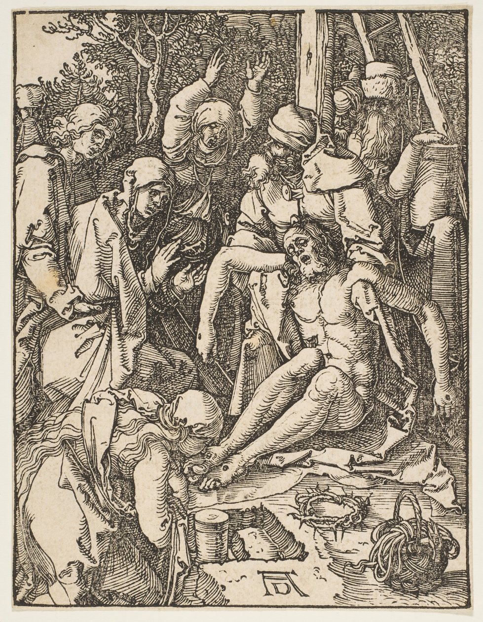 La Lamentation, de La Petite Passion, vers 1509 - Albrecht Dürer