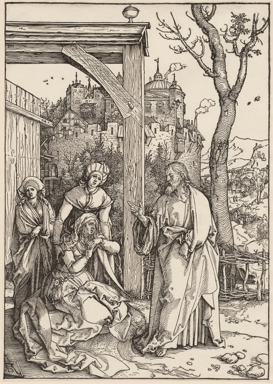 La Vie de la Vierge : le Christ prend congé de sa mère - Albrecht Dürer