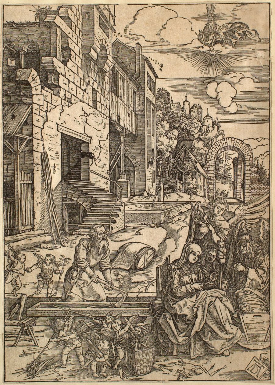 La Vie de la Vierge : Le séjour de la Sainte Famille en Égypte - Albrecht Dürer