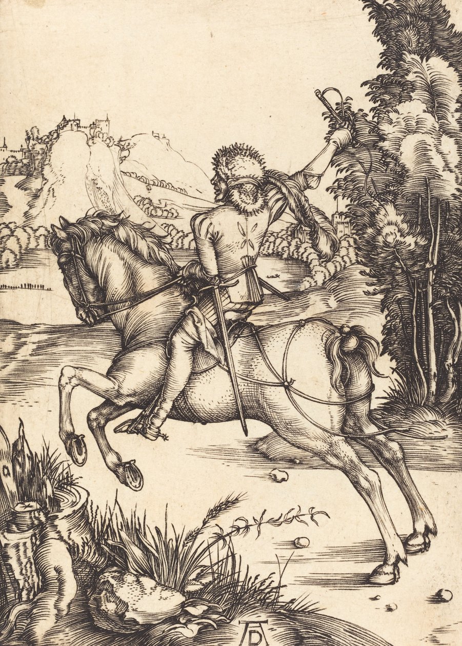 Le petit courrier, vers 1496 - Albrecht Dürer