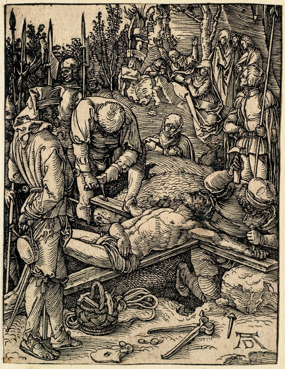 La Petite Passion : Le Christ cloué à la croix - Albrecht Dürer