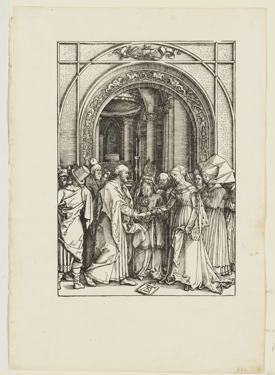 Le Mariage de la Vierge - Albrecht Dürer