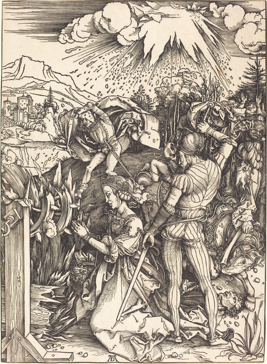 Le Martyre de Sainte Catherine - Albrecht Dürer