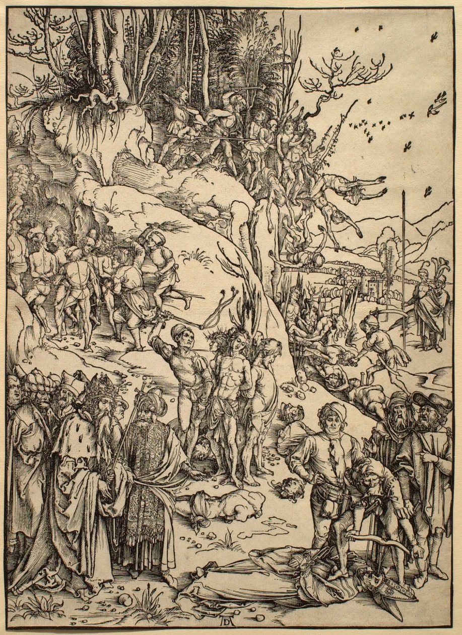 Le martyre des dix mille - Albrecht Dürer