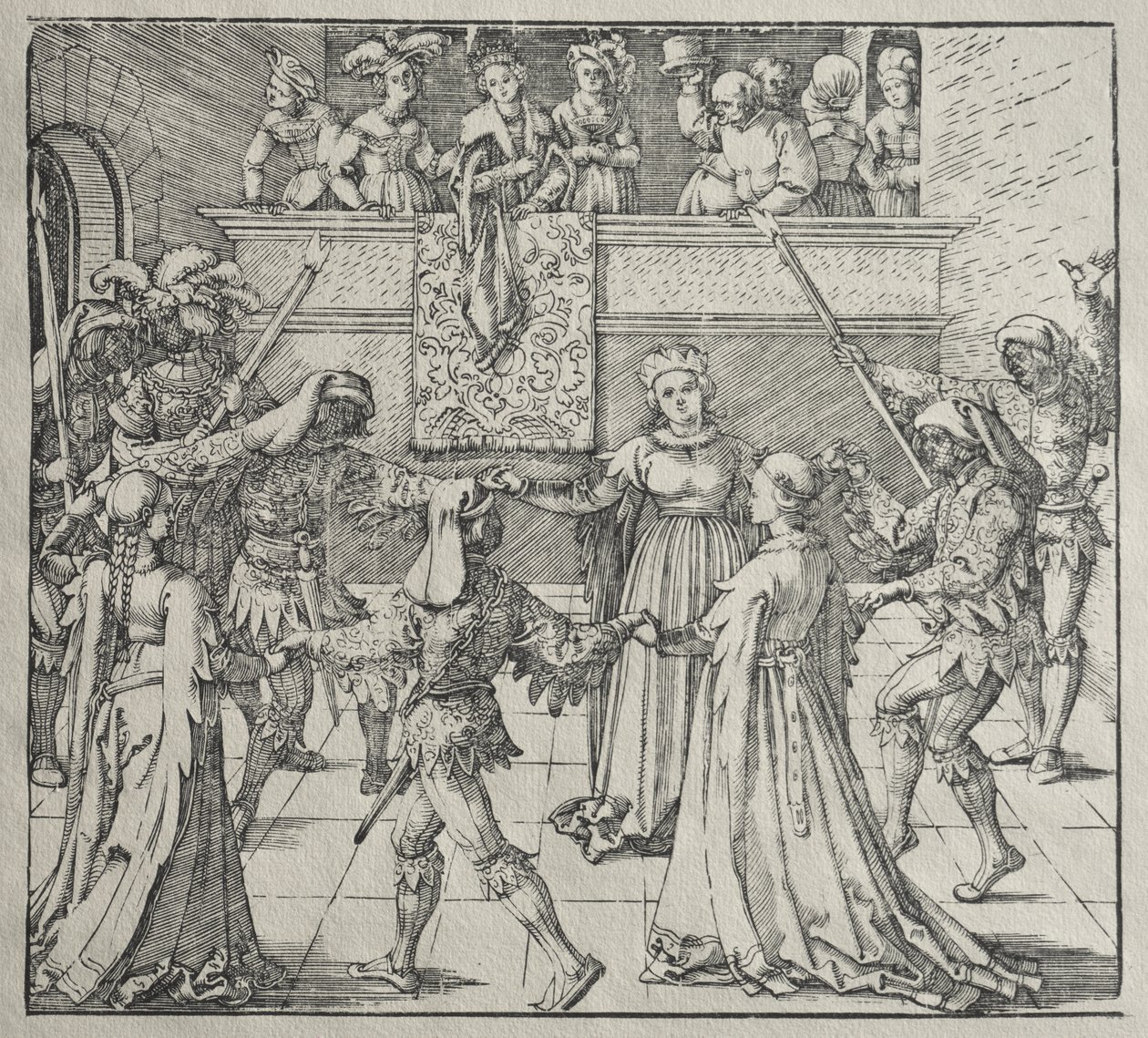 La mascarade - Albrecht Dürer