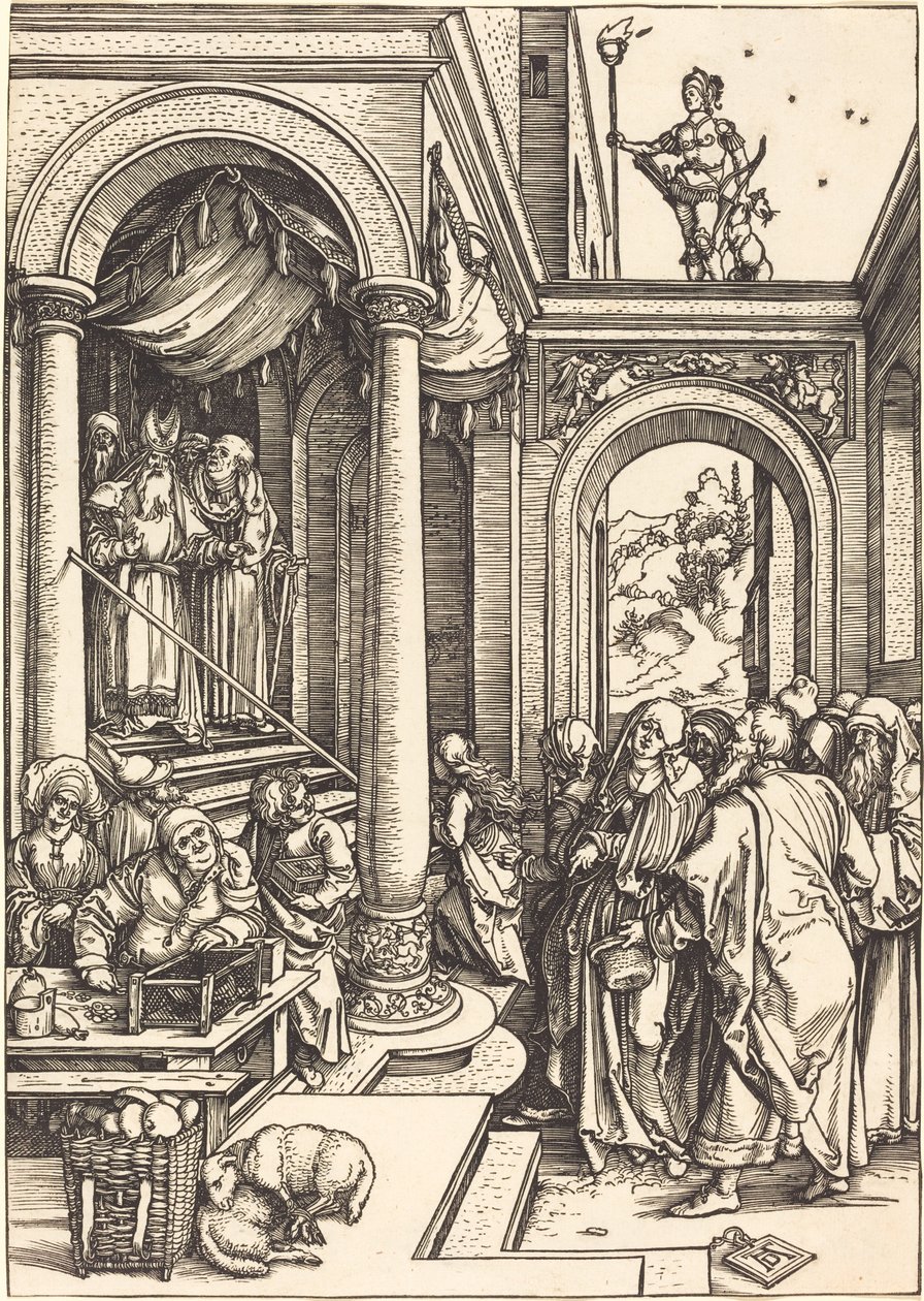 La présentation de la Vierge au temple - Albrecht Dürer
