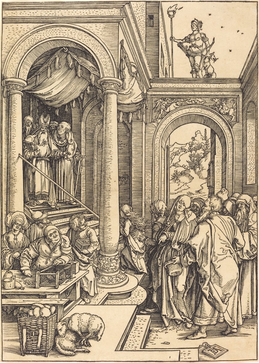 La Présentation de la Vierge au Temple - Albrecht Dürer