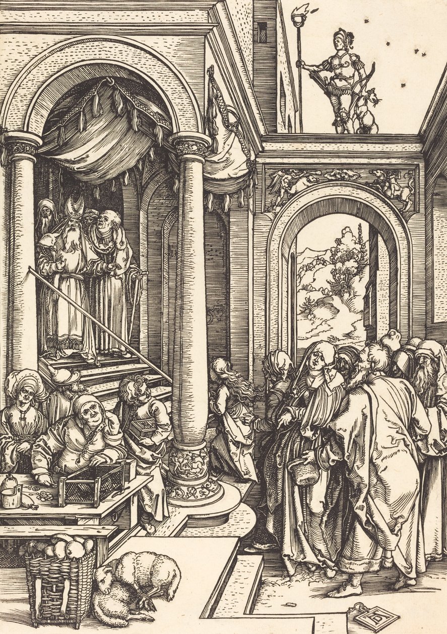 La Présentation de la Vierge au Temple, c. 1502-1503 - Albrecht Dürer